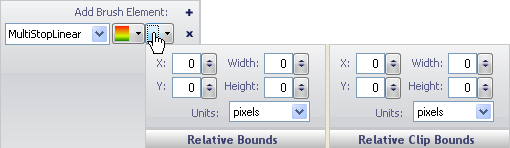 The gauge's relative bounds editor.