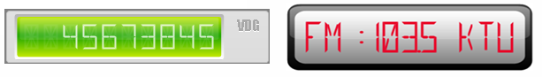 Examples of digitial gauge.