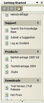 example of ultratoolbarsmanager taskpane toolbar