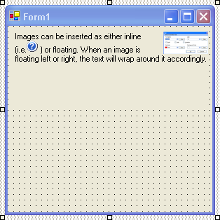 Image of an image emdedded into WinFormattedLinkLabel