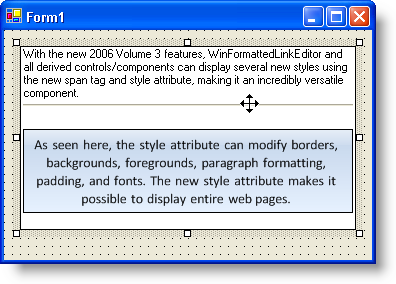 Image of a styled paragraph