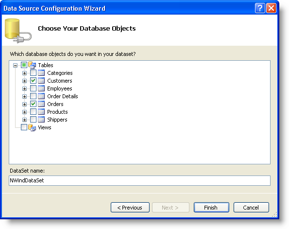 data source configuration wizard