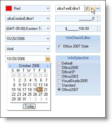 example of wineditors office 2007 look and feel