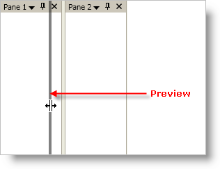 xamdockmanager's panesplitter styling points