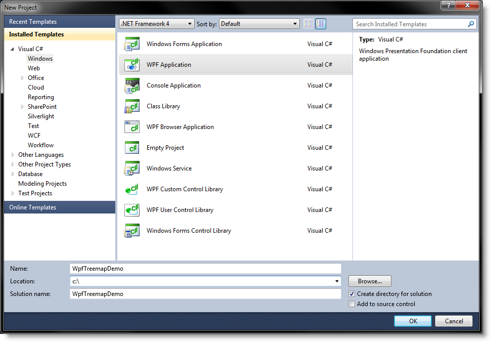 xamTreemap WPF Bind xamTreeMap to ADO.NET Entity Data Model 01.png